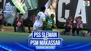 PSS Sleman vs PSM Makassar highlights (3-0) - Liga 1