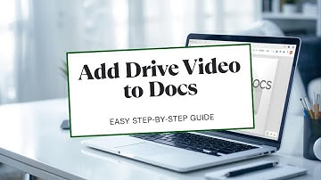 How To Add And Insert A Google Drive Video To Google Docs