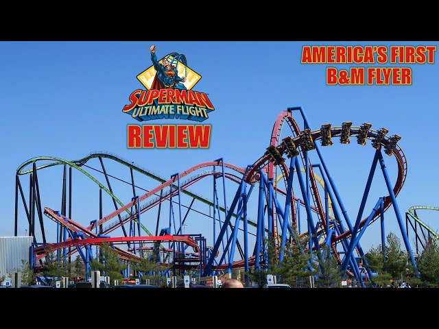 G.CRAFT MAN×Geek Field_G.M Coaster Superman Ultimate Flight Review, Six Flags B&M Flying Coaster