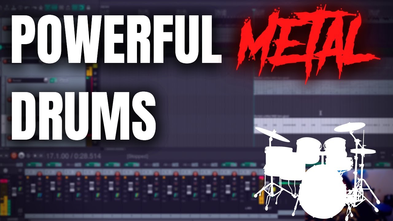 #1 Best Trick For Powerful Drum Sounds - METAL MIXING BASICS
