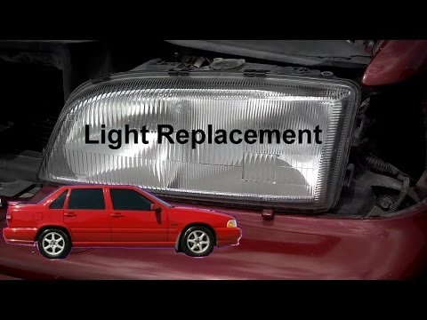 Head light lense replacement, Volvo S70, V70, 850 - VOTD