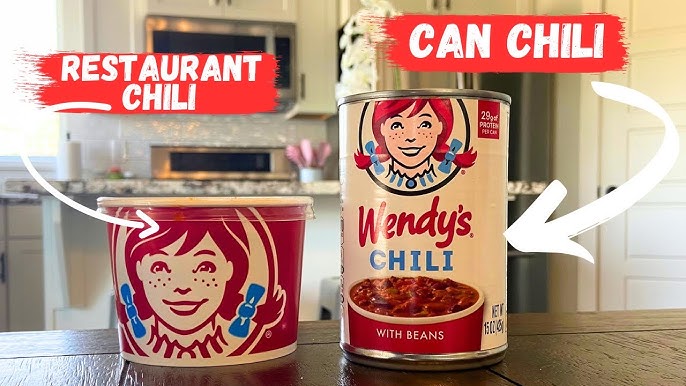 Wendy's Chili With Beans, Canned Chili, 15 oz