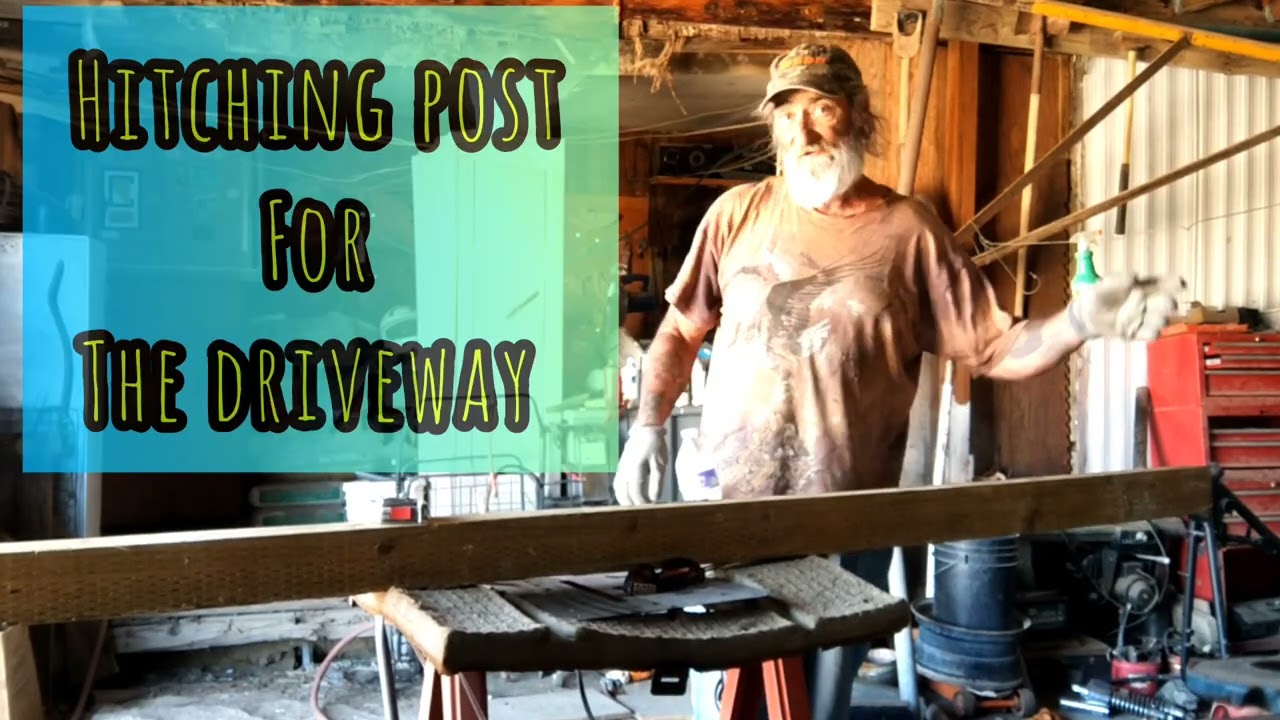 living in Rural Nevada - Building a Hitching Post