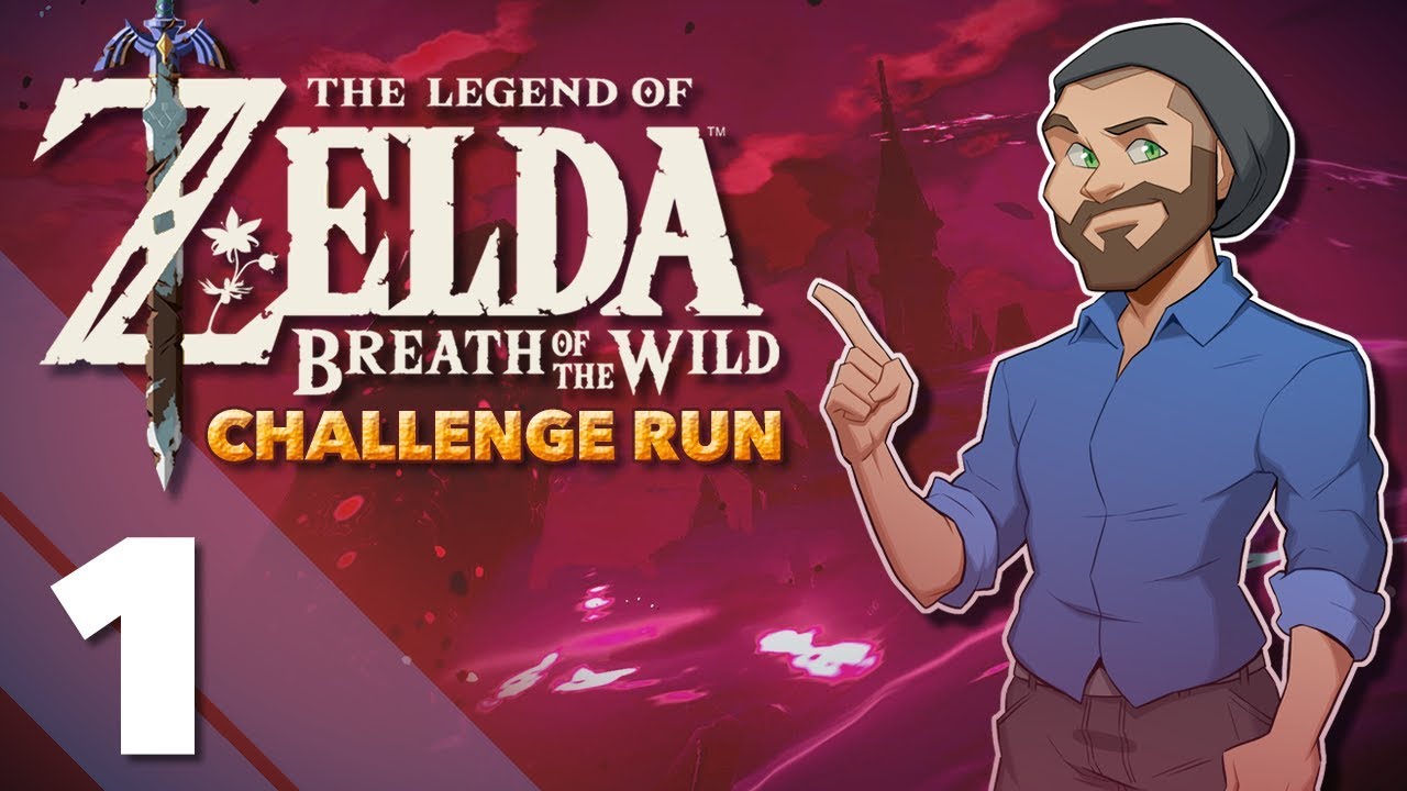 Breath of the Wild CHALLENGE RUN - #1 - Beat Ganon with 3 Hearts!