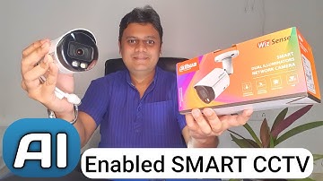 Best AI Enabled IP CCTV camera? Dahual Wiz sense dual illuminatior unboxing & Review [Eng]
