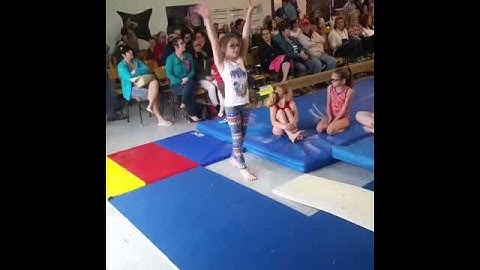 Emma on the vault