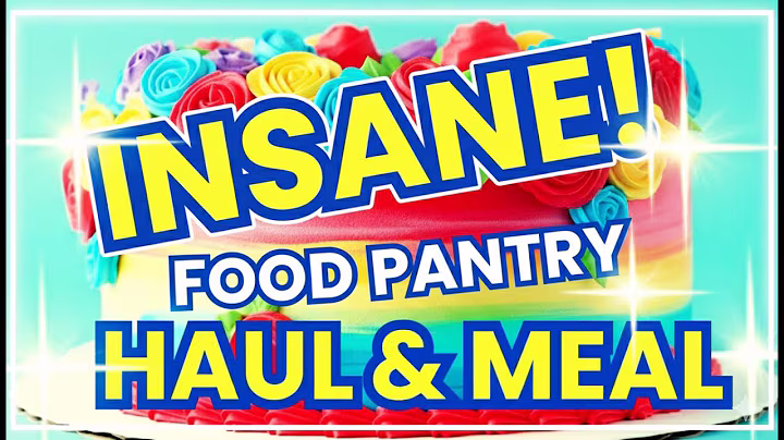 INSANE Food Pantry Haul 2025 - Frugal Living - Cheap Meals - Food Bank Haul - Frugal Living Tips