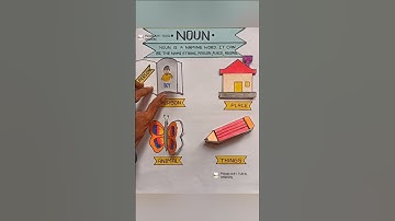 Noun | noun chart english grammar project #noun #schoolproject #english #englishgrammar #shorts