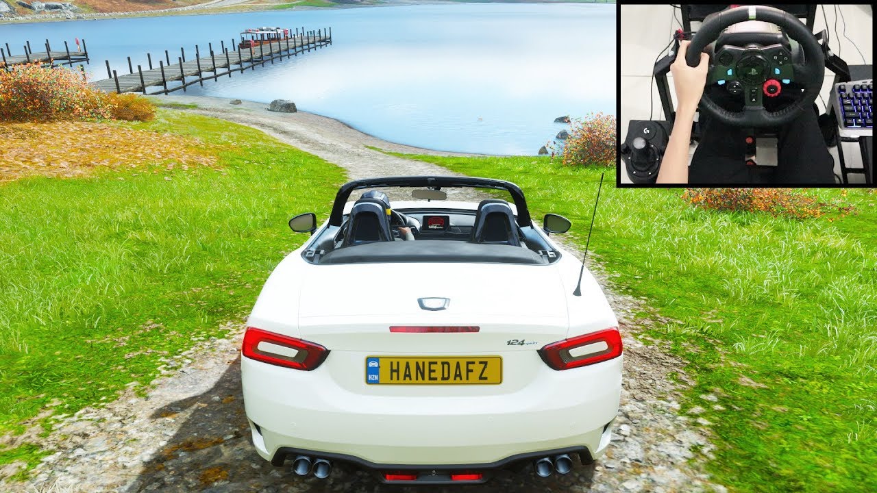 Fiat 124 Spider - Forza Horizon 4 | Logitech g29 gameplay