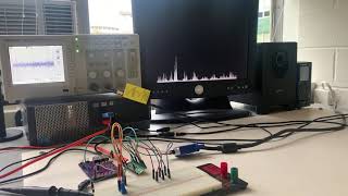 Realtime audio FFT to VGA display with Raspberry Pi Pico (RP2040)