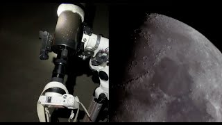 Смотрим на Луну в телескоп Sky-Watcher BK MAK80 / Moon