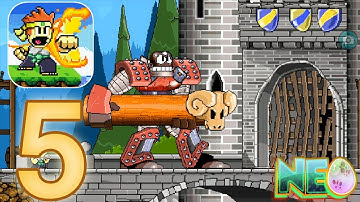 Dan The Man: Gameplay Walkthrough Part 5 - Stage 8-1-3 Completed! (iOS, Android)