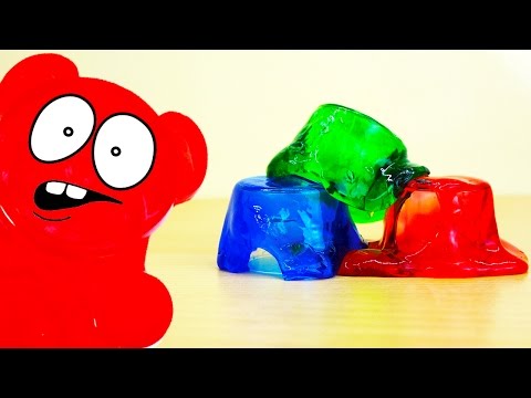 ЛИЗУН(слайм) И ЖЕЛЕЙНЫЙ МЕДВЕДЬ ВАЛЕРА