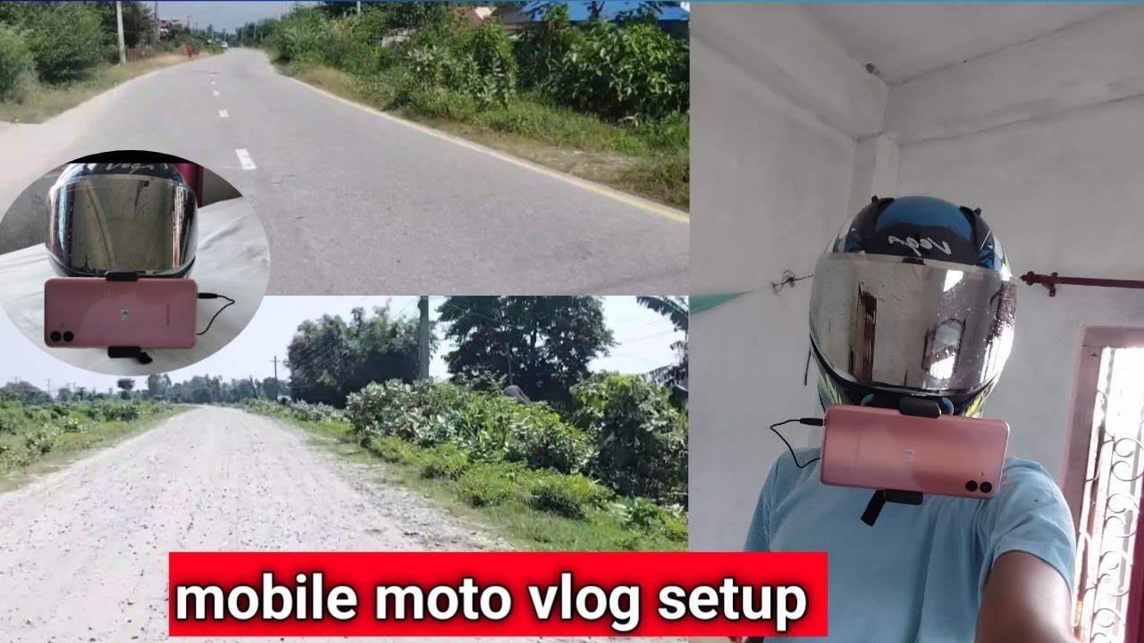 how to motovlog 2026 || How to Moto vlog setup || how to use chin mount for phone on helmet