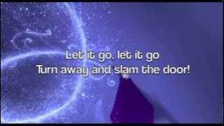 Let It Go [from Frozen] (instrumental karaoke) (with lyrics)
