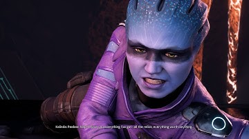 Mass Effect: Andromeda - Peebee: A Mysterious Remnant Signal: Peebee Device, Ryder Shoots Kalinda