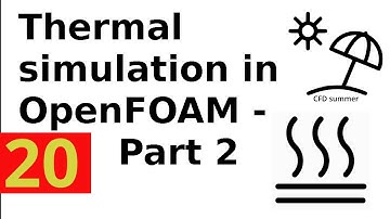[Community video] - Thermal simulations in OpenFOAM Part 2 (externalWallHeatFluxTemperature BC)