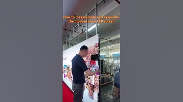 Indoor P2.5 LED display, how to disassemble and assemble the modules #LEDPanels #IndoorLEDDisplay