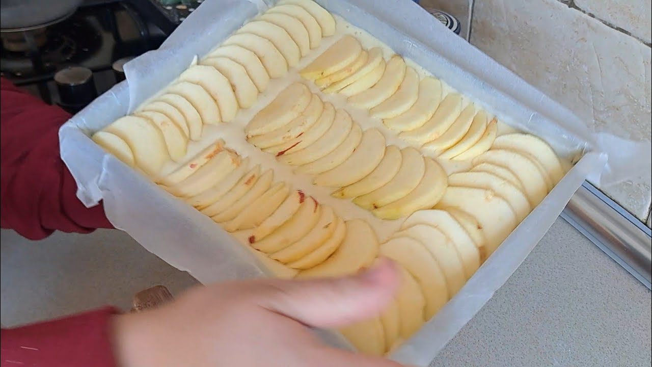  كيكة التفاح  🍎من أروع وأحسن لكيك لي صيبت