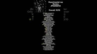 Experimental rap review #jpegmafia #experimentalrap #industrialrap #albumreview #musiccritic #rap