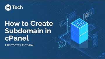 How to Create a Subdomain in cPanel | Step by Step Tutorial (H Tech)