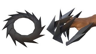 2 Eazy paper weapon || How to make origami CLAWS