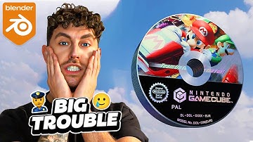 Blender Tutorial: How to Create a Y2K Mario Kart Animation (Inspired by Sayphurr)