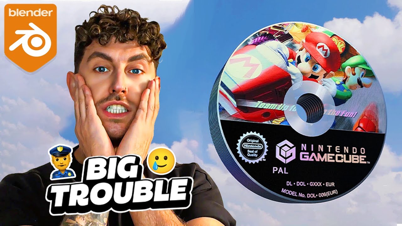 Blender Tutorial: How to Create a Y2K Mario Kart Animation (Inspired by Sayphurr)