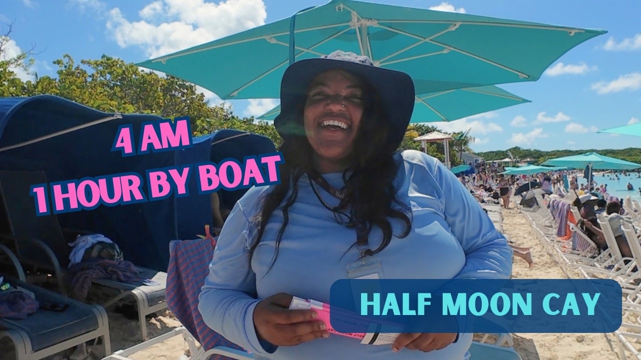 She Wakes Up at 4 AM to Take a 1 Hour Boat to Work at Half Moon Cay