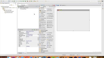 Creating JFrame in Eclipse