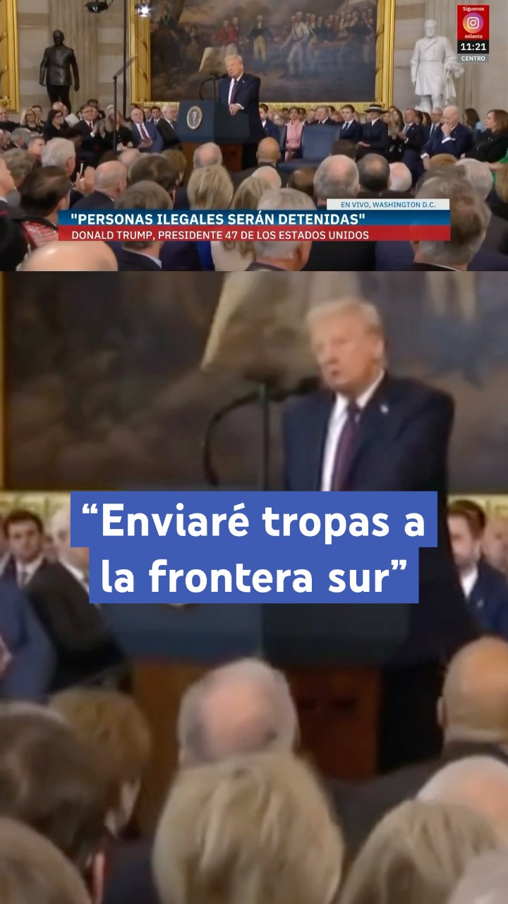 Trump anuncia envío de tropas para controlar la frontera sur #shorts