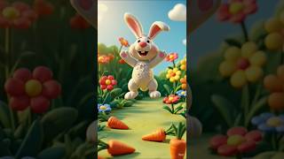 🐰Little Rabbit and Big Carrot 🥕. Moral Story. #shorts #ai #rabbit #turtle #trending