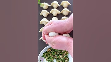 Easy Dumpling Folding Technique | How to fold a dumplings | Chinese Dumpling | Chinese Food #shorts