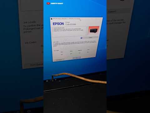 EPSON L3110 ALL LIGHTS BLINKING ERROR 031006 EASY FIX #errorcode #epsonprinter #l3110 #l3210