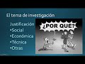 justificacion y alcances de la investigación