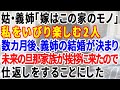 【スカッとする話】姑「里帰りなんて甘いことを言うな」義姉「嫁はこの家のモノ」→数カ月後、義姉の結婚が決まり未来の旦那家族が挨拶に来たので、仕返しをすることにした