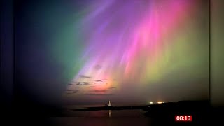 Breakfast tv : There was a spectacular northern light show last night hopefully a better one tonight