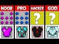 Minecraft Battle: SUPER ARMOR CRAFTING CHALLENGE-NOOB vs PRO vs HACKER vs GOD in Minecraft Animation