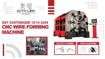 12 - Axis CNC Wire Forming Machine | Camless CNC Wire Forming Machine | Available in Alibaba