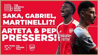 The Arsenal News Show EP443: Mikel Arteta, Saka, Gabriel, Martinelli, Guardiola, Man City \& More!