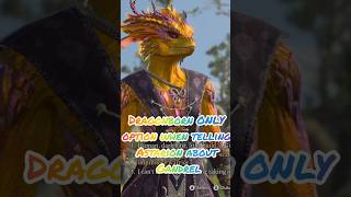 Dragonborn ONLY Dialogue Option with Astarion - Baldur's Gate 3  #thedurgediaries #baldursgate3 #bg3
