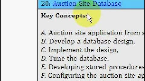 ASP.NET Soup 20 Auction Site Database