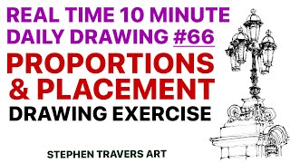 Drawing Exercise for Proportions & Placement