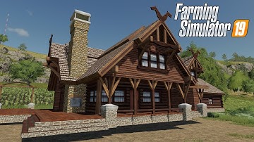 RanchHouse - Farming Simulator 2019 [FS 19 LS 19 Placeable Building Object Mod] #house #home #gaming