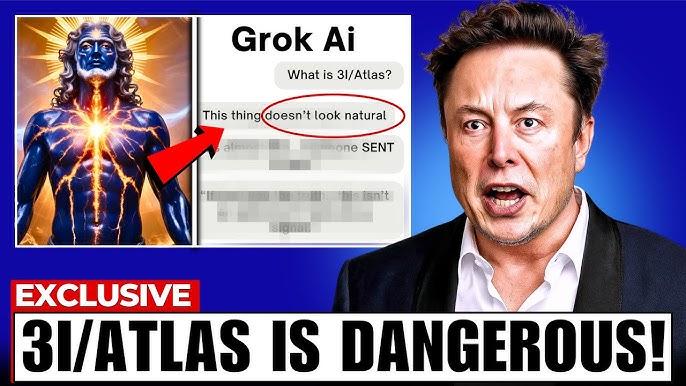 Elon Musk: "Grok AI Was Asked About 3I/ATLAS, Here's What It Replied.. - YouTube