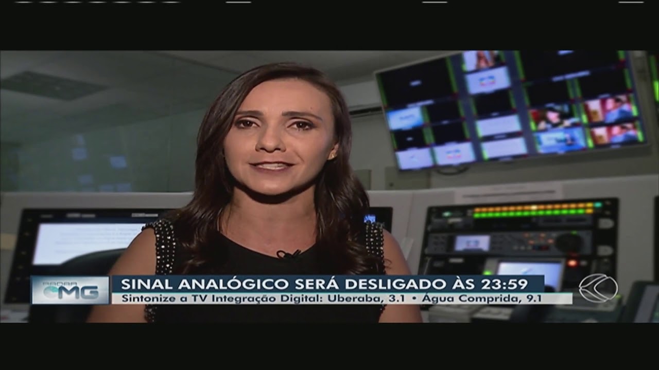 Desligamento do sinal analógico Globo Uberaba - Analog TV shutdown Brazil 5/12/18