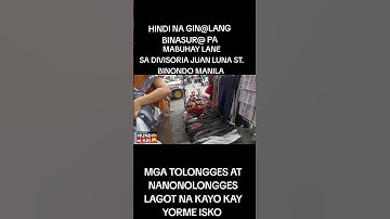 MK🤔/IN@BUSO MABUH@Y LANE JUAN LUNA  BINONDO MANILA @IskoMorenoDomagosoVlog #basura #illegalparking