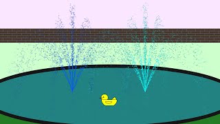 Steve's Generative Art. Particles 7 - Fountains