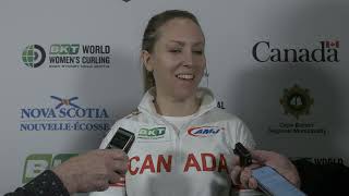 Media Scrum - Draw 1 - 2024 BKT World Women's Curling