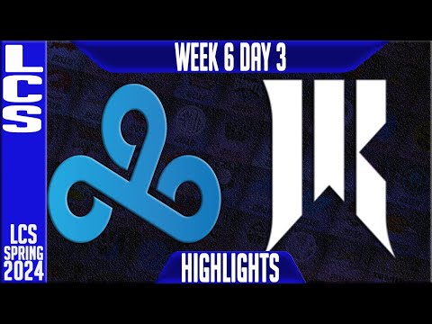 C9 vs SR Highlights | LCS Spring 2024 Week 6 Day 3 | Cloud9 vs Shopify Rebellion